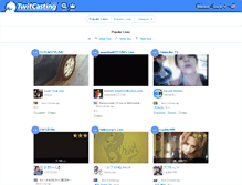Tablet Screenshot of m.twitcasting.tv